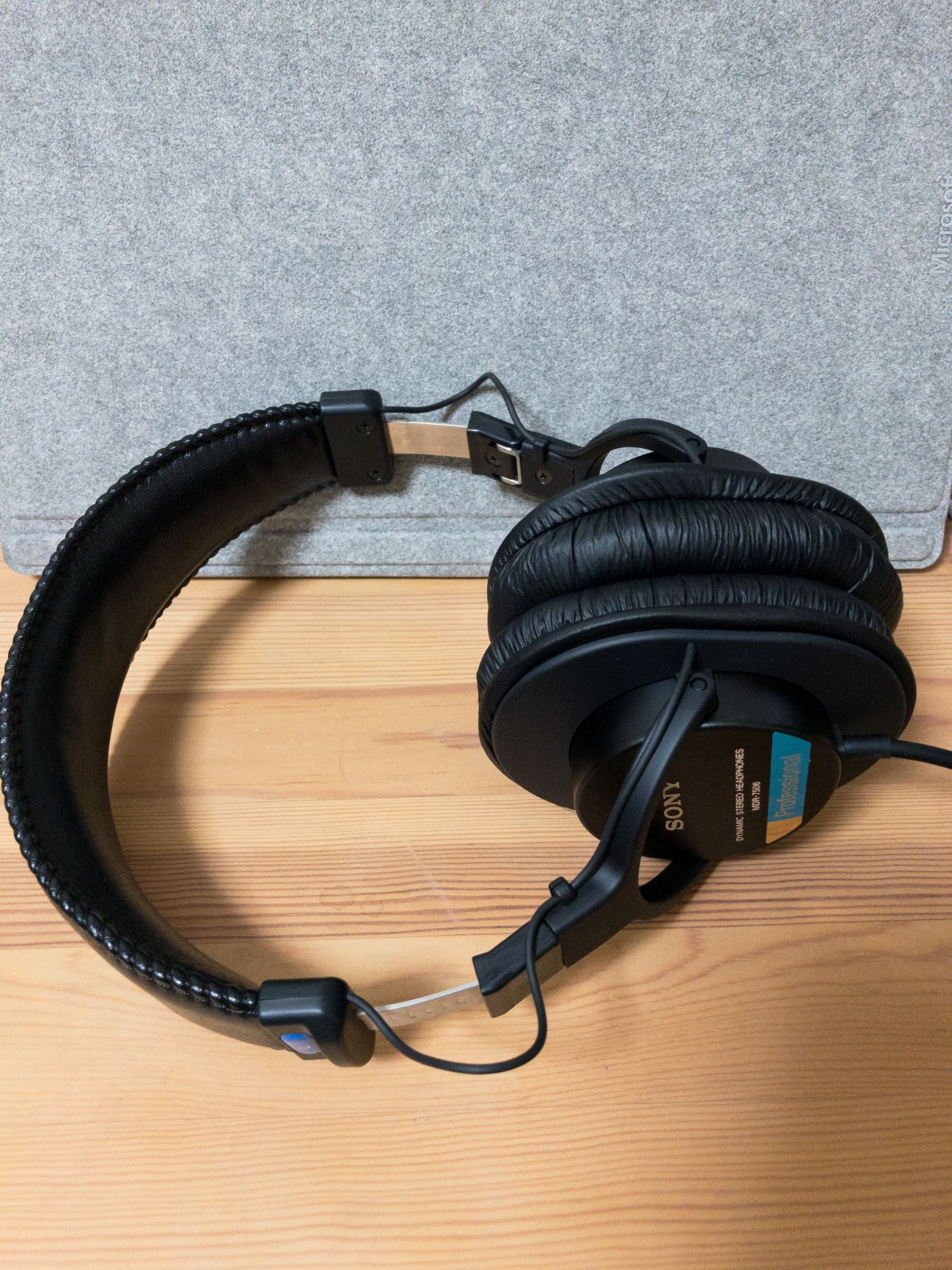 Sony MDR-7506 ヘッドホン 買った当時の写真